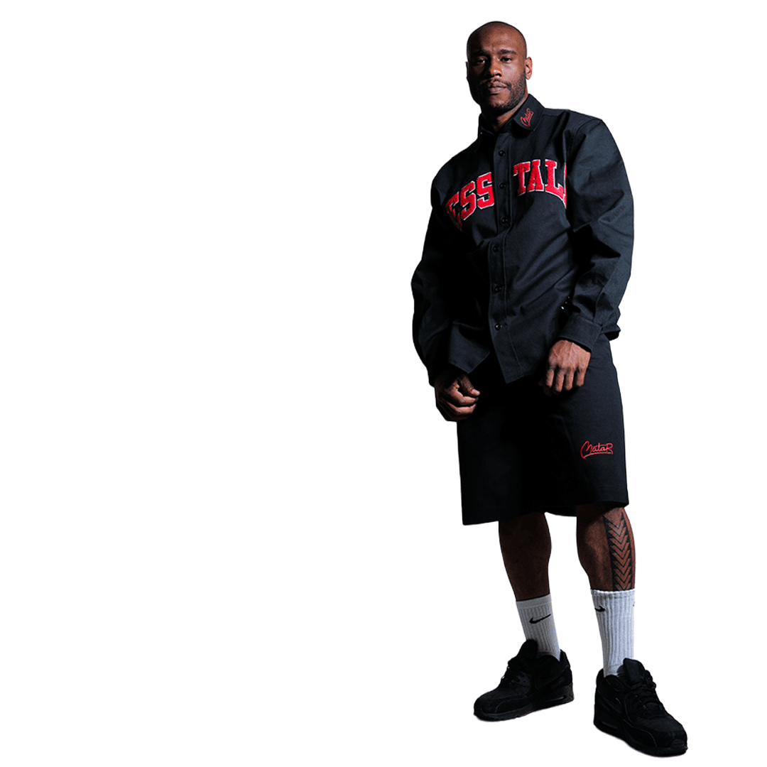 "Less Talk" Button up Shirt