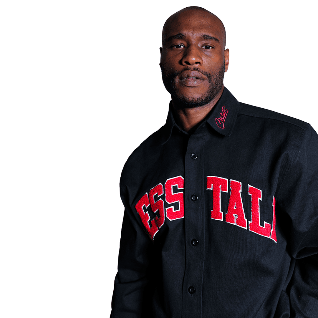 "Less Talk" Button up Shirt