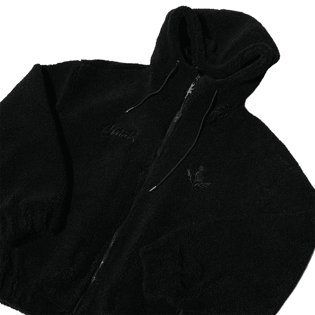 "Blackout" Sherpa Jacket