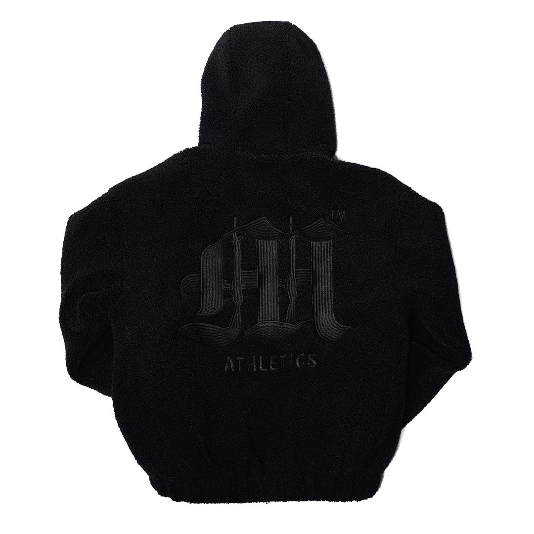 "Blackout" Sherpa Jacket