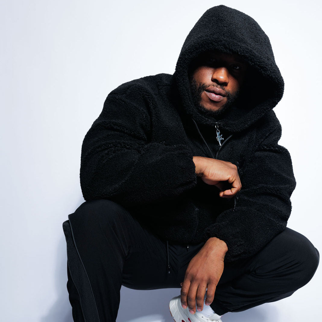 "Blackout" Sherpa Jacket