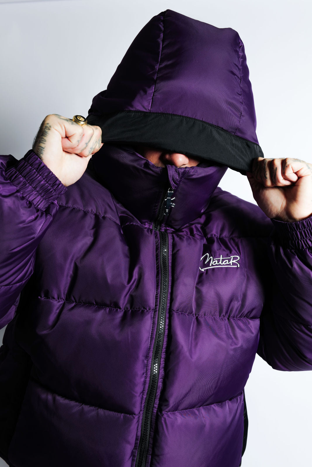 "Grape" Puffer Jacket
