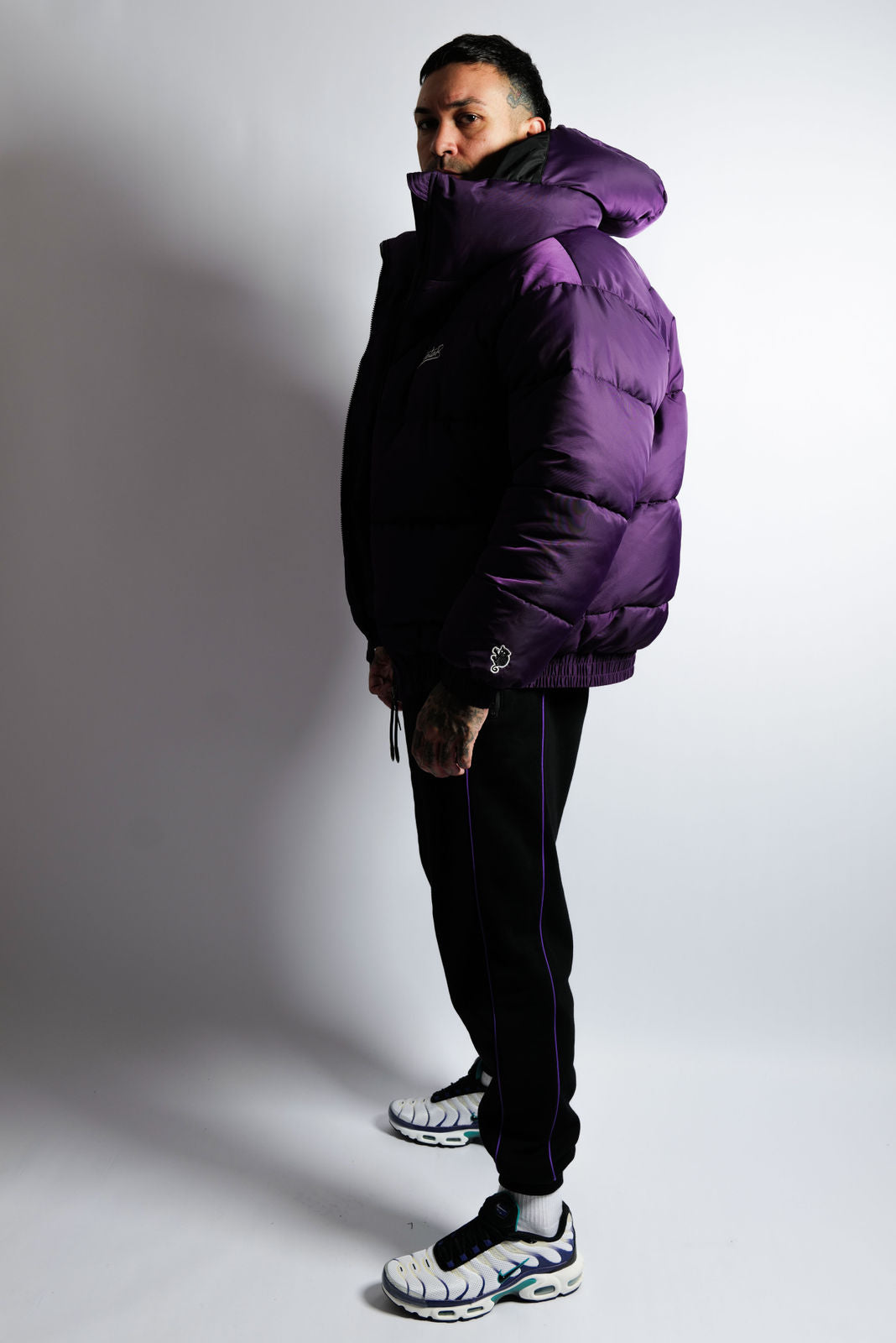 "Grape" Puffer Jacket