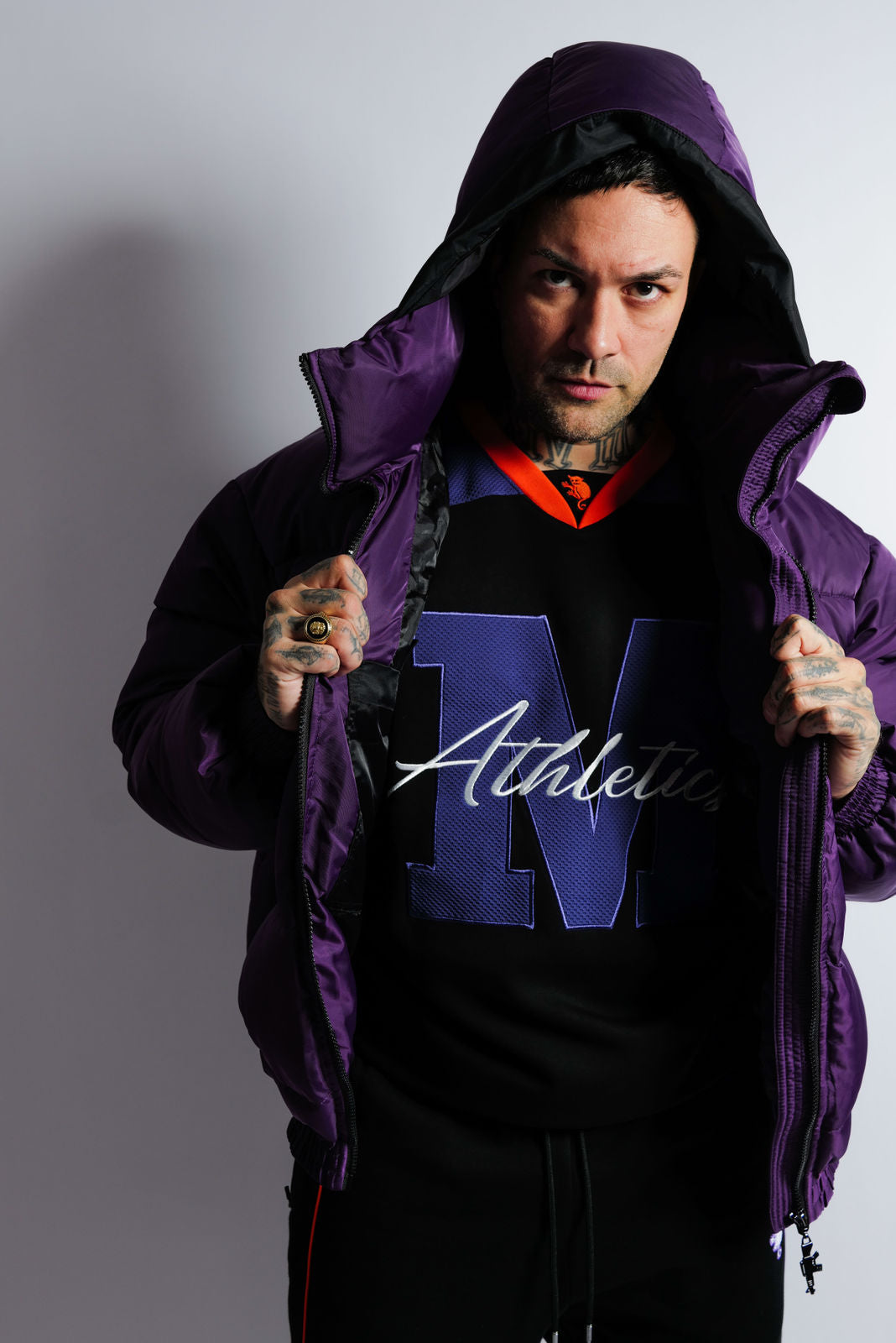 "Grape" Puffer Jacket