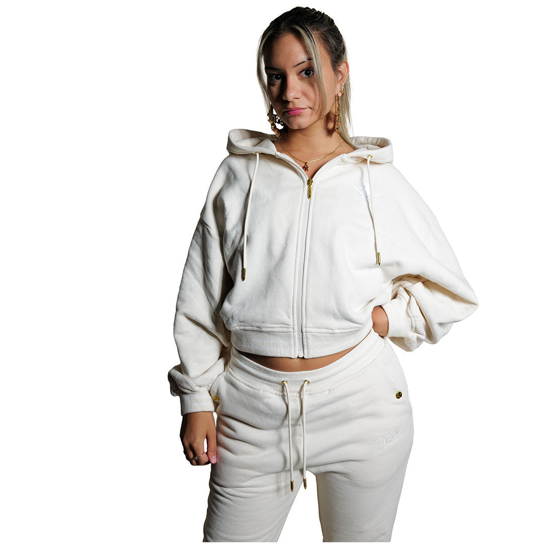 "Pearl" Ladies Sweatpants (Cream)