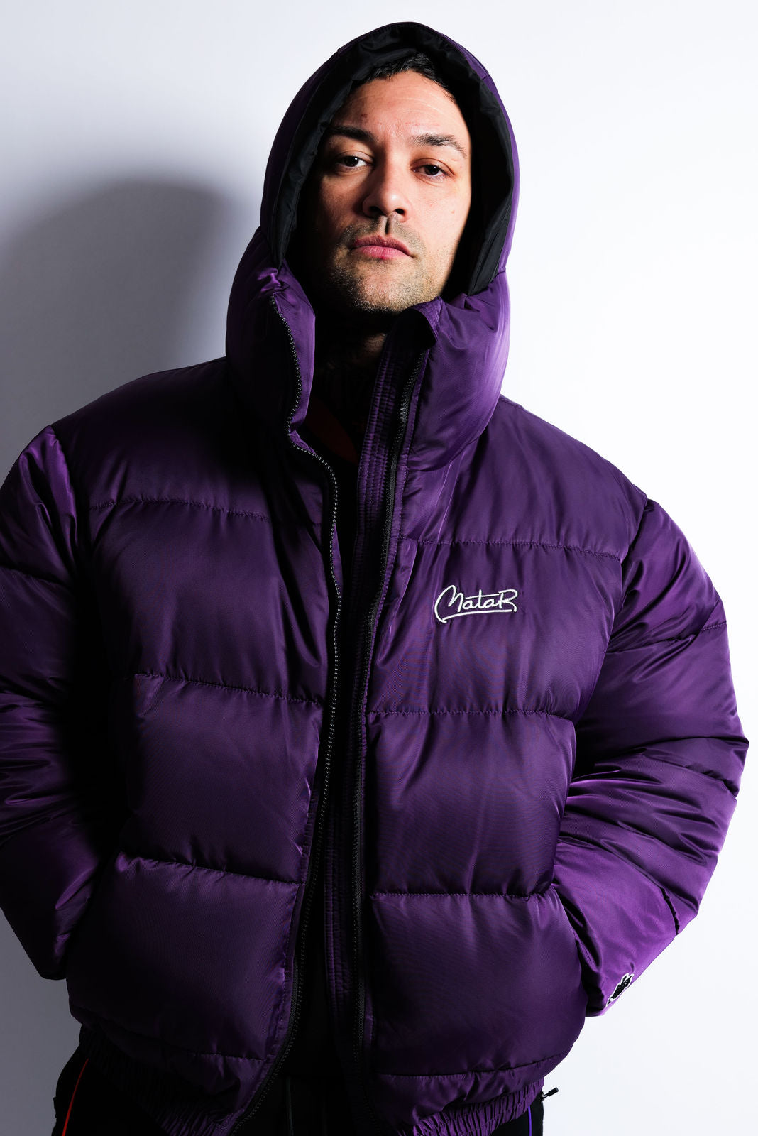 "Grape" Puffer Jacket