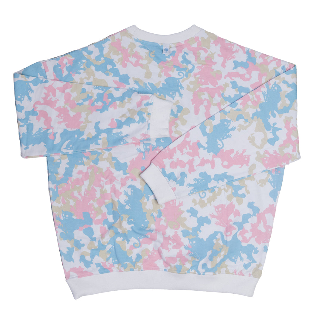 "Sky Camo" Crewneck