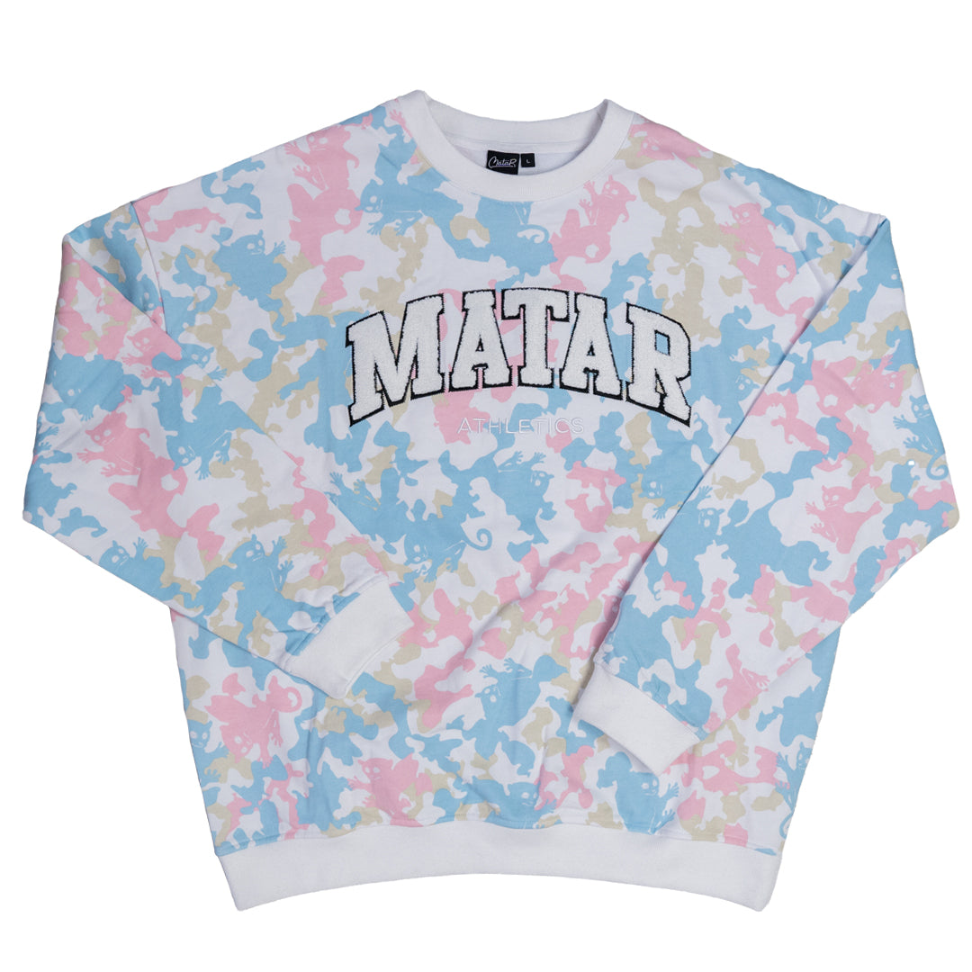 "Sky Camo" Crewneck